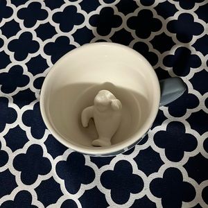 Creature Cups mug. Waving Manatee
